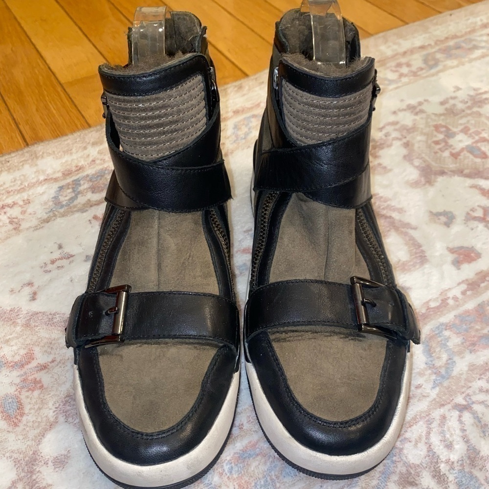 Ash Leather Buckle Sneakers - Picture 9 of 9